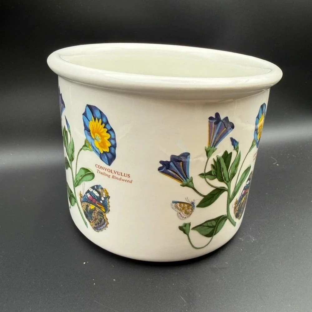 Vintage Portmeirion Botanic Garden Bindweed Canister 7